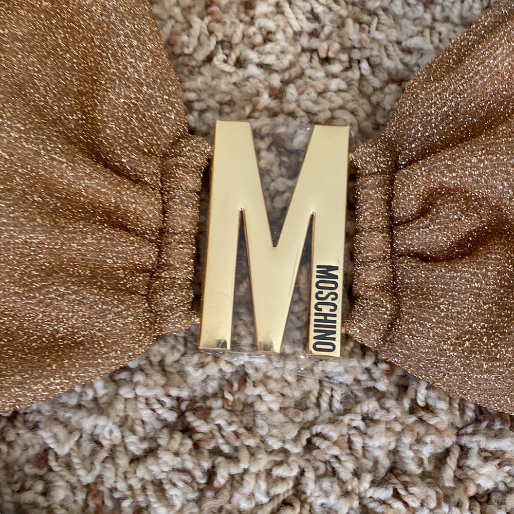 Moschino Metallic Gold Bikini - Picture 3 of 11